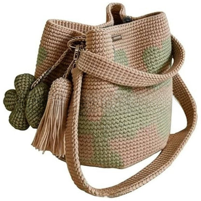 Handmade Crochet Flower Tote Bag